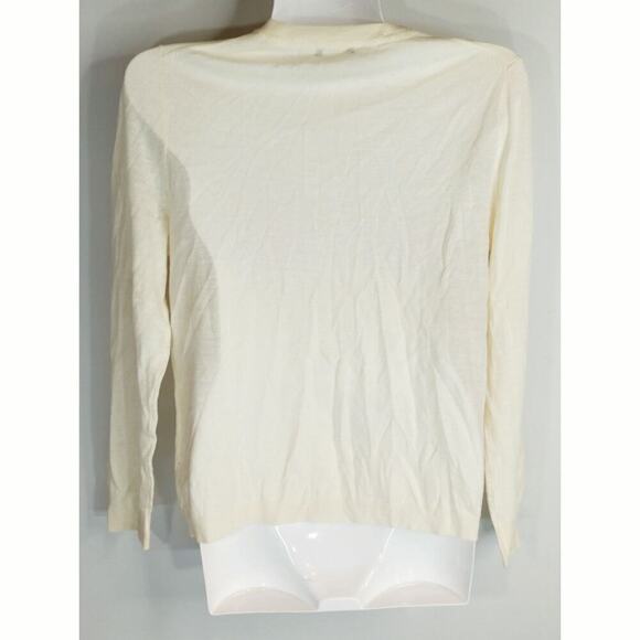 J. Crew‎ Womens Yellow Button Cardigan With Floral Applique Women's Estimated XS - Picture 4 of 8